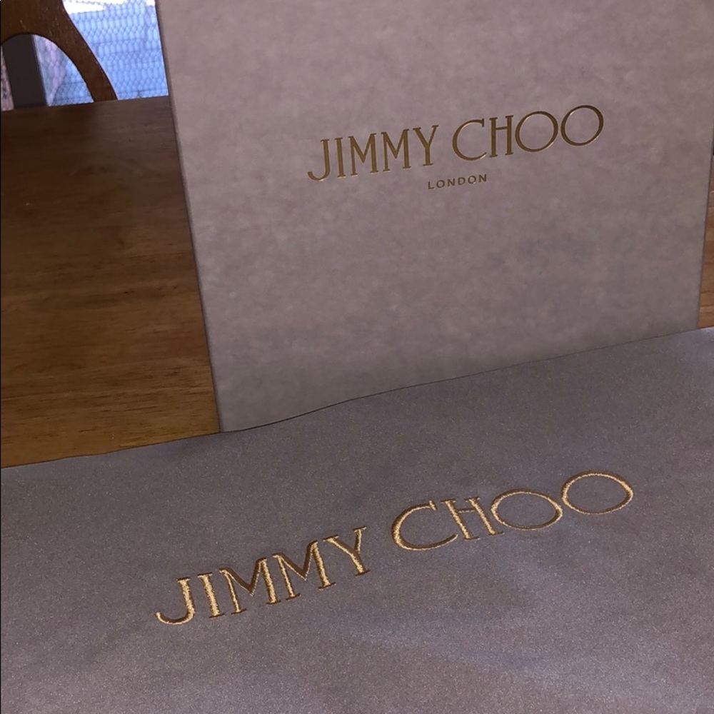 JIMMY CHOO -travel shoe bag/dust bag w/box
